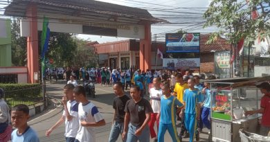 SMKN 2 Tasikmalaya Adakan Kegiatan Gerak Jalan Santai Dalam Rangka HUT RI Ke-79